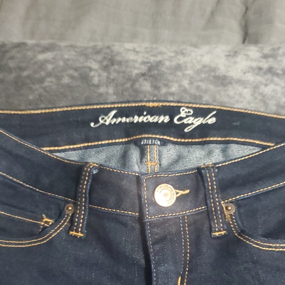 American Eagle Outfitters High Rise Blue Denim
